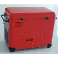 CLASSIC CHINA 4.2KW Electric Portable Generator Digital Silent, wheels And Handle Soundproof Diesel Portable Generator